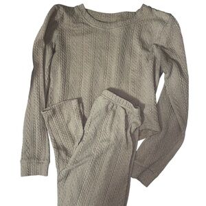 SHEIN • Tan• Knit Lounge Set